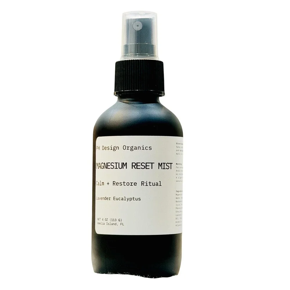 PH Design Organics Magnesium‎ Reset Mist 4oz Lavender Eucalyptus Muscle Recovery
